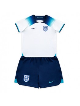 England Replika Hemmakläder Barn VM 2022 Kortärmad (+ byxor)